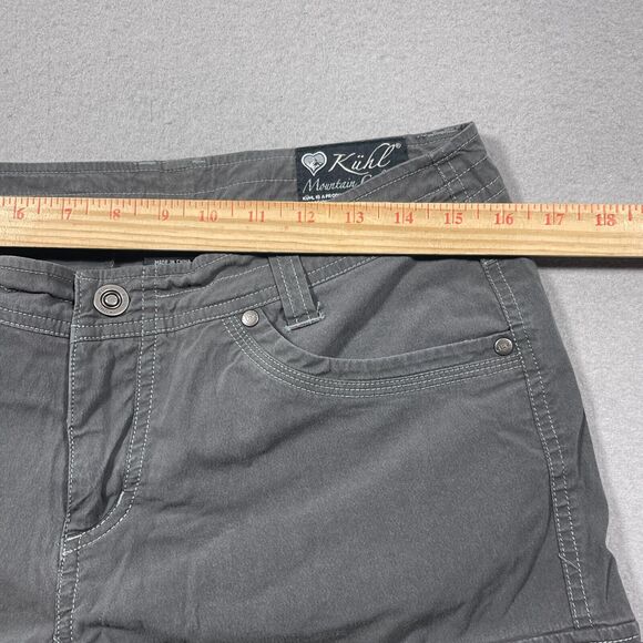 KÜHL Patina Dye Cargo Short Womens Size 8 Gray 9″ Inseam Gorp‎ Outdoors - Picture 7 of 11